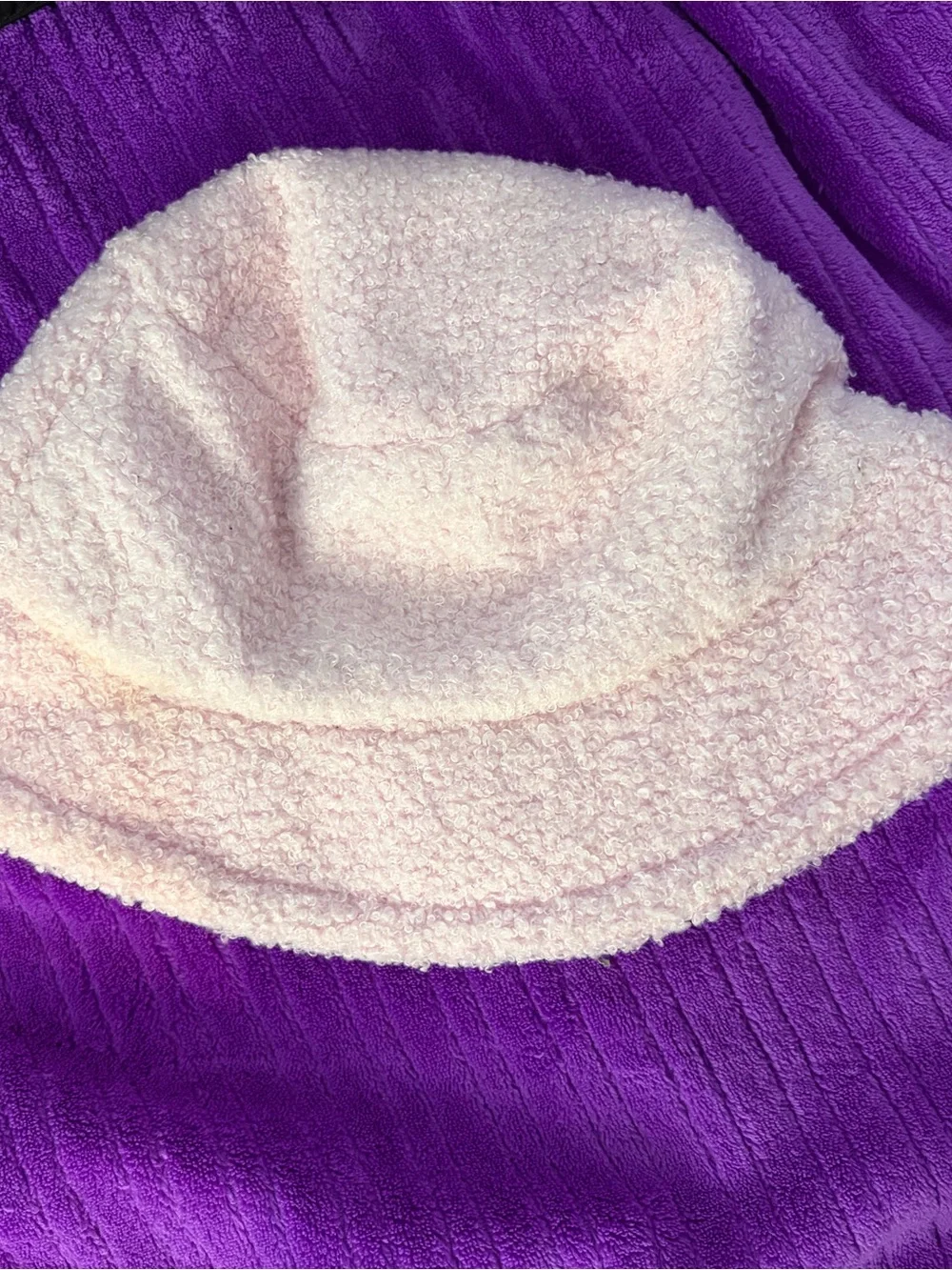 Hello Kitty Pink Sherpa Bucket Hat